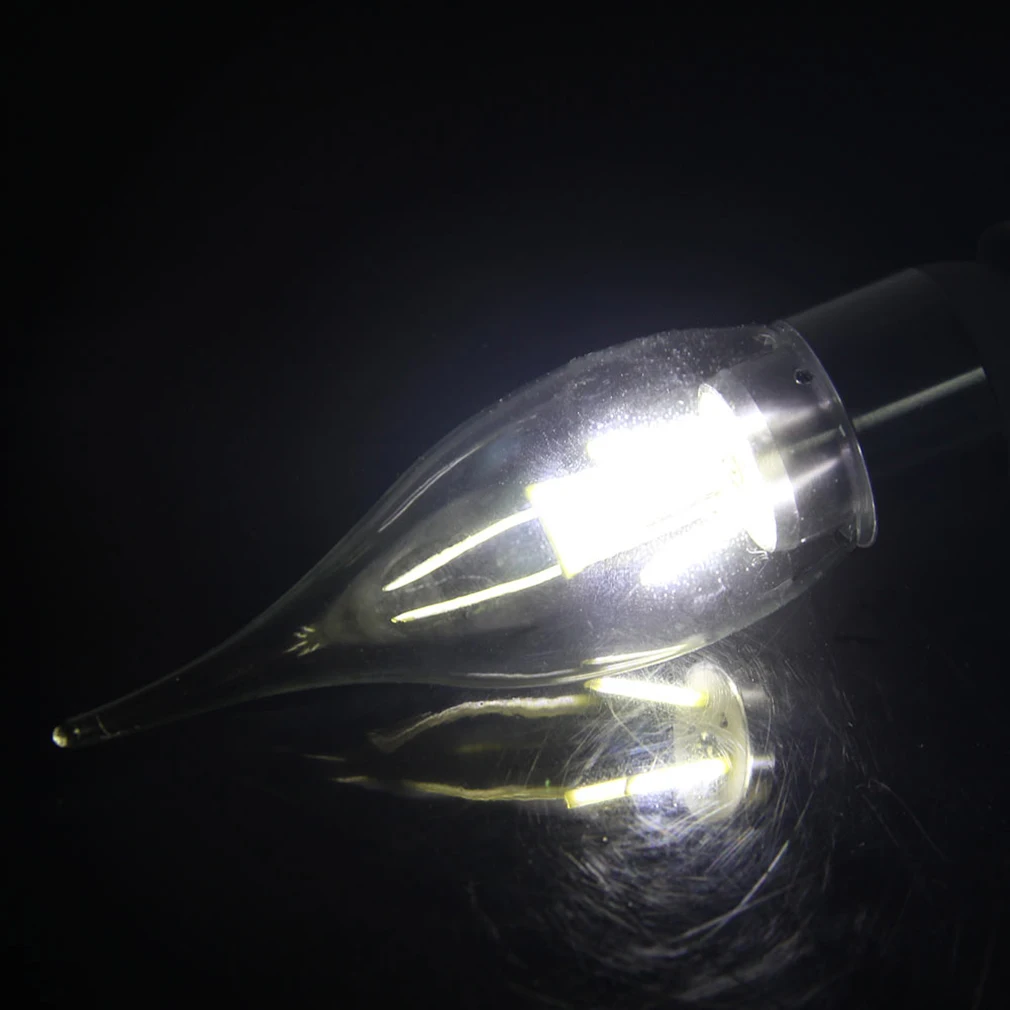 1pc e14 LED Filament Cob Licht dekorative LED-Leuchten 85-265v 260lm Cob Edison Glühbirne 3w LED für Kronleuchter Beleuchtung LED-Leuchten