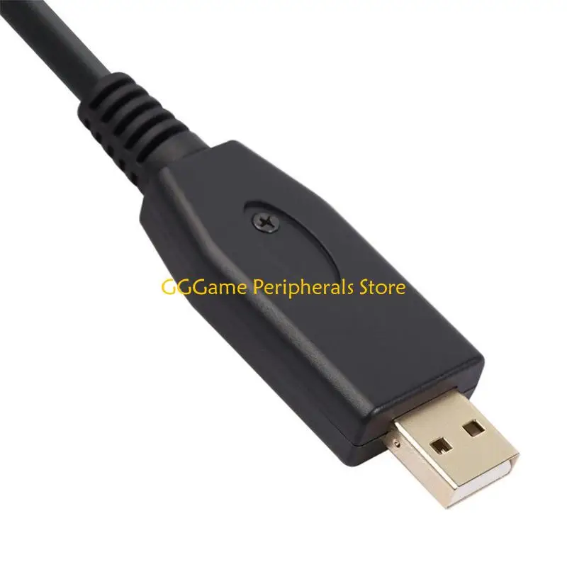 U55B USB To 6.35mm Interfaces Cable For Electric Guitar Recording With Gold Plated Connectors And Noise Reduction