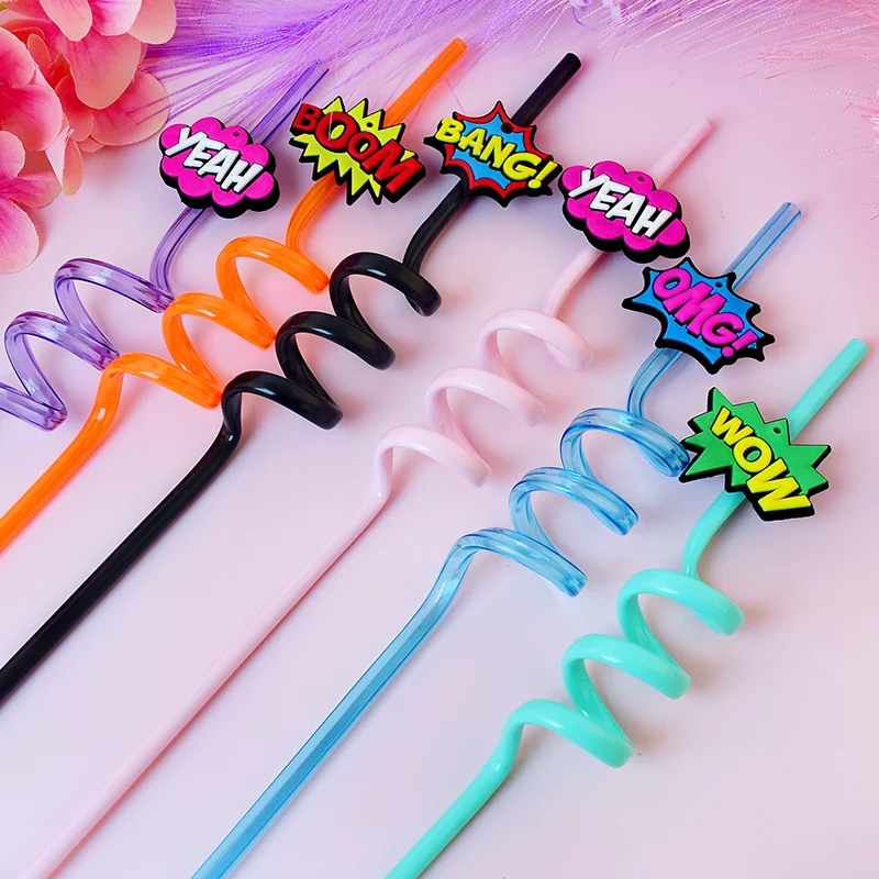 10-pack of decorative spiral s - огляд і ціна Reusable Straw