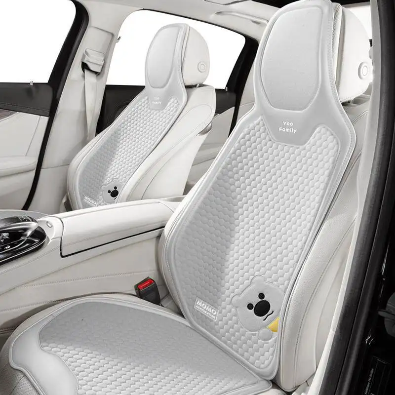 

Universal Four Season Half Wrap Linen Cotton Car Seat Cushion Saddle Pad With Integrated Headrest For Sport Car Seat Cover