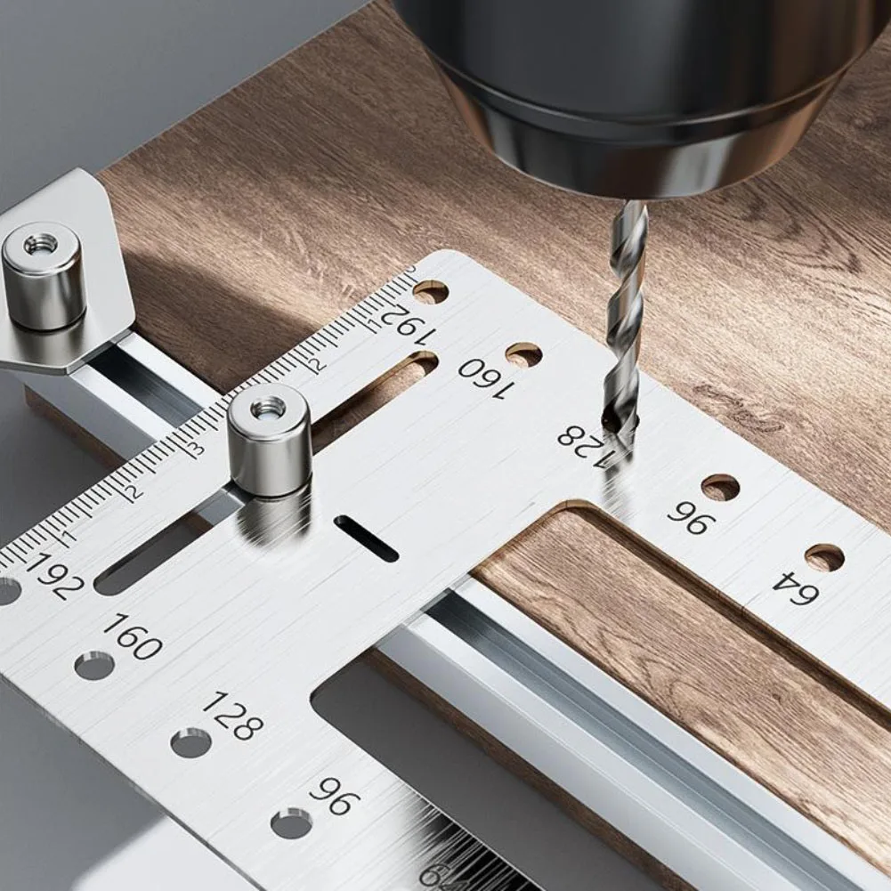 Stainless Steel Locator 170mm 410mm Hole Punch Locator Professional Quality Installations Quick-Release Setup Feature