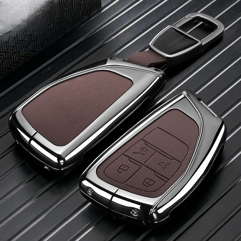 Premium Zinc Alloy Key Cover Case for Buick LaCrosse/GL8 Land/Enclave Plus (2025) - Protective Key Fob Shell Keychain