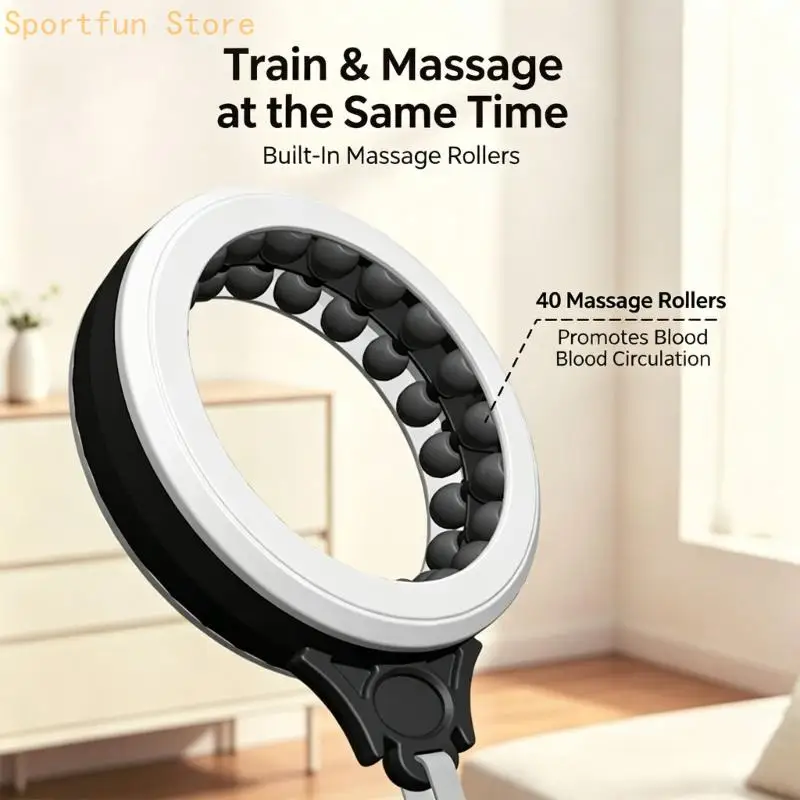 Arm Exercise Device with Digital Display for Time, Repetitions, and Estimated Calories, with Hand-Operated Resistance Motion