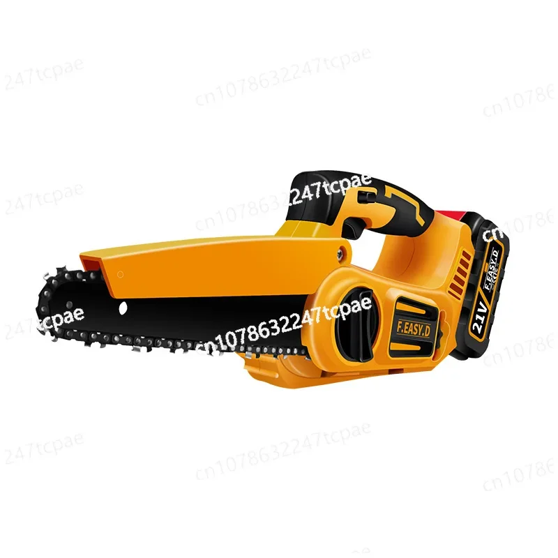 Rechargeable Handheld Electric Chain Saw, Brushless Outer Rotor, Lithium Battery, 8 