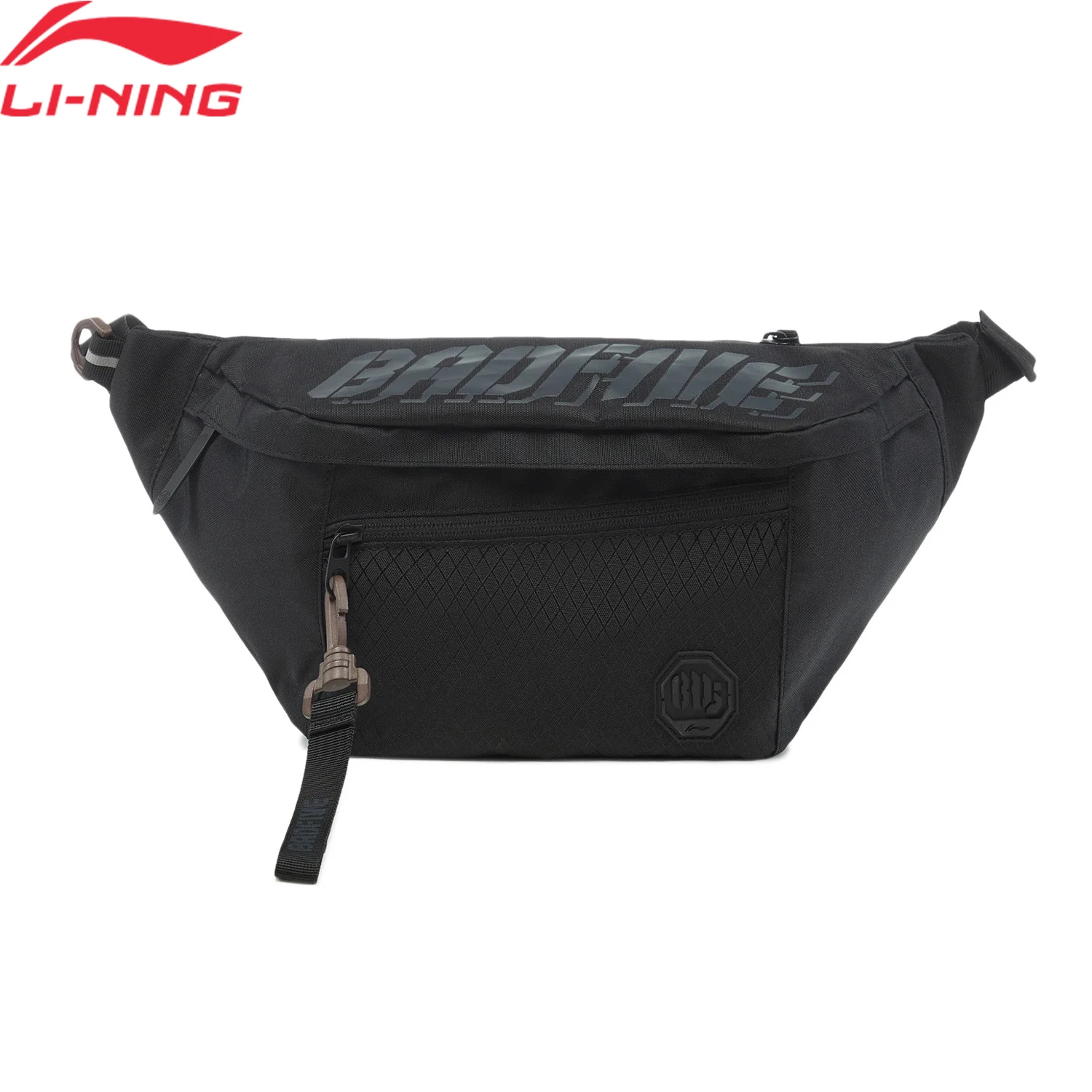 Li-Ning Unisex BADFIVE Basketball Chest Bag AT PROOF SMART 420*100*180mm 100%Polyester Men Women Leisure Crossbody Bags ABDU281