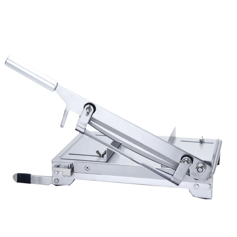 Chicken Duck Fish And Sheep Bone Cutting Saw 13.5 Inch Meat Slicer Manual Cutting MachineStainless Steel Bone Slicer