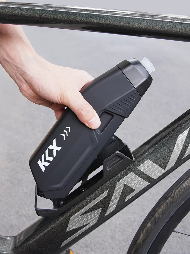 AliExpress NONE New KKX Bicycle Aerodynamic Water Bottle Bracket Set 610ml Bike Water Bottle MTB Road Bike Frame Down Tube Riding Water Kettle
