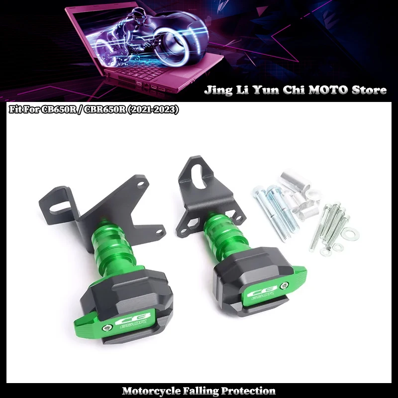 

Motorcycle Falling Protection Frame Slider Fairing Guard Crash Pad Protector Fit For HONDA CB650R CBR650R CB CBR 650R 2021-2023