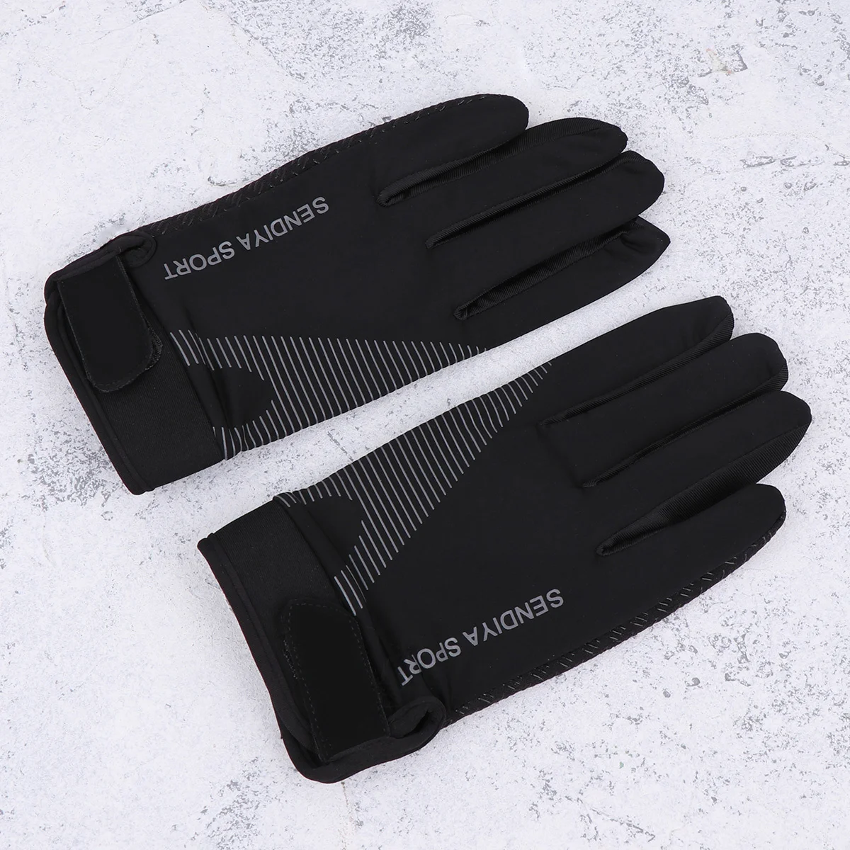 

1Pair Touch Screen Gloves Anti-Skid Black Size Sports Cycling Mountain Climbing Quick Dry Breathable Gloves