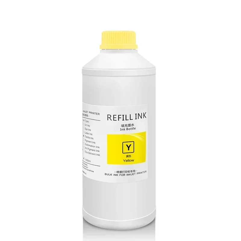 1000ML DTG Ink Textile InK Garment Ink DX5 DX6 DX7 TX800 5113 4720 I3200 Printhead For Epson L800 1390 R1900 R2000 F2000 F2100