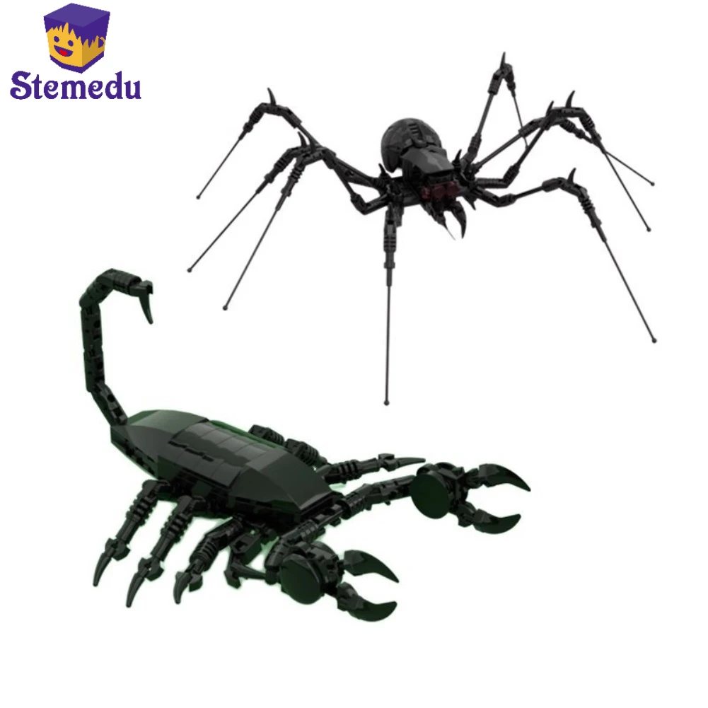 

MOC Spot 37155 Scorpion 31760 Spider Small Particle Animal Model Assembly Building Blocks Assembly Puzzle Kids Toy Model Gift