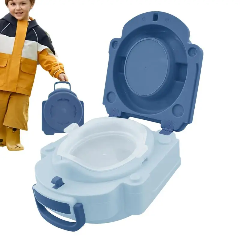 Portable Potty Seat Portable Toddler Toilet Seat Carry Kids Potty Chair Portable Potty Training Seat Travel Outdoor Toilet For