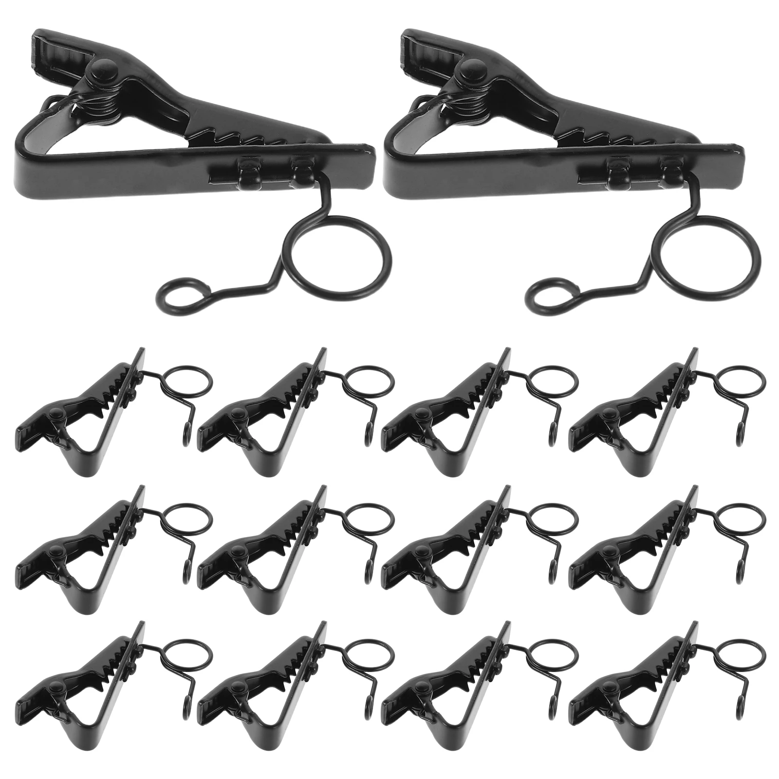 

20 Pcs Lapel Microphone Clips Replacement Secure Grip Wide Compatibility Noise Reduction Mic Wire Clips Lavalier Clamps