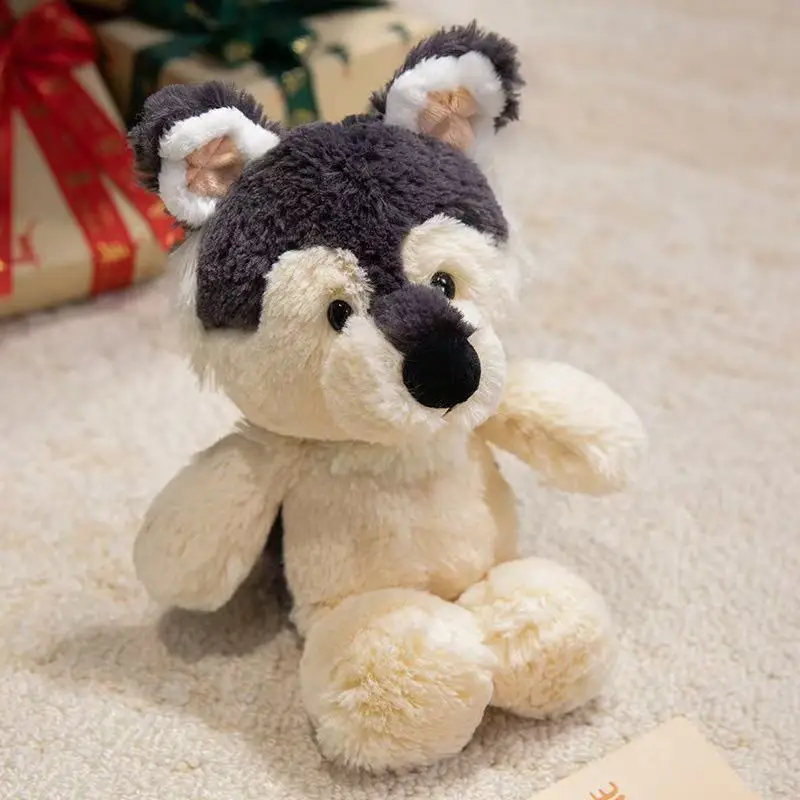 25/35cm nouvelle Imitation loup pingouin Husky gorille poupée doux remplissage en peluche jouet dessin animé mignon cadeau pour petite amie poupée amusante