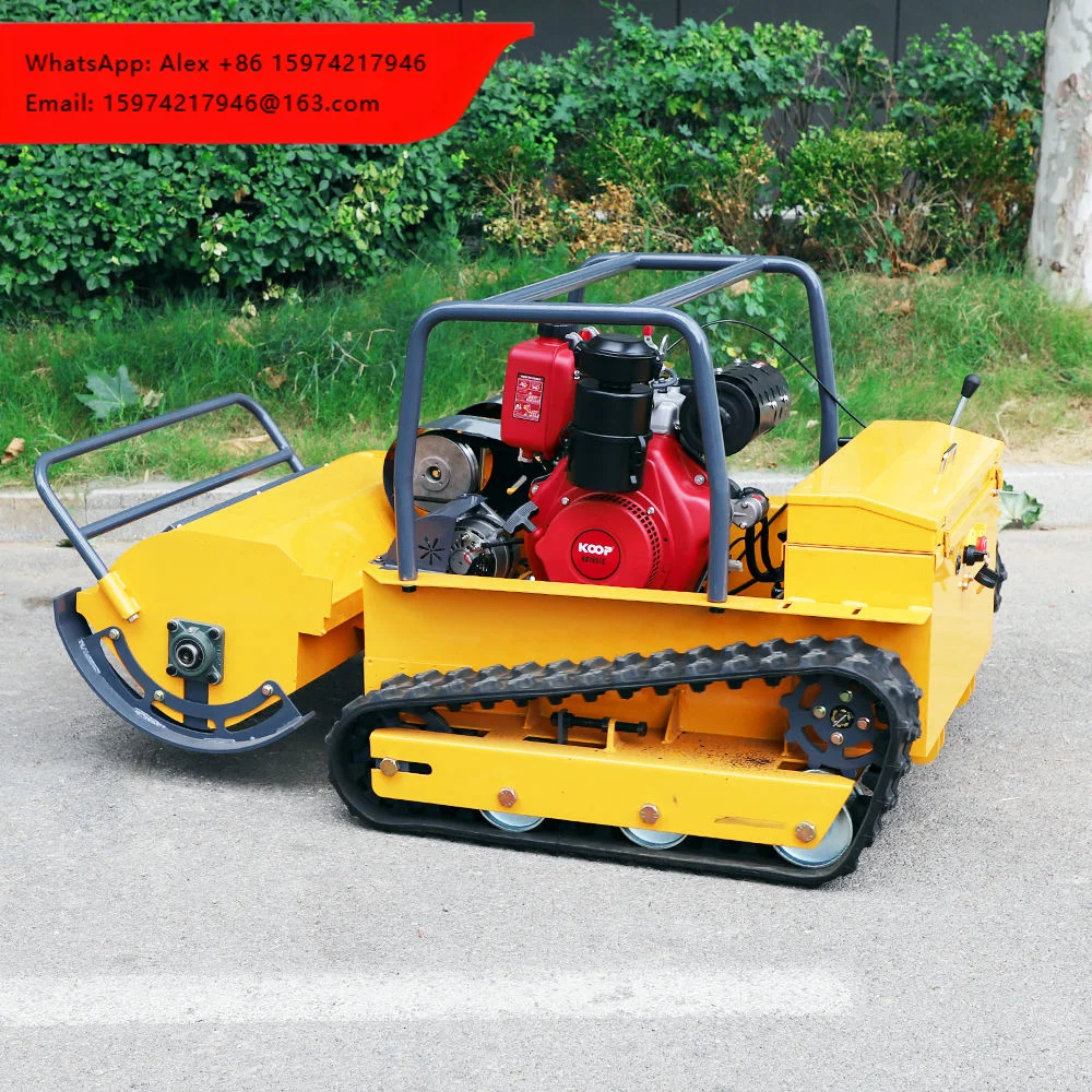 Free Shipping Small Robot Grass Cutter Cutting Width 800mm 1000mm Remote Control Crawler Lawn Mower