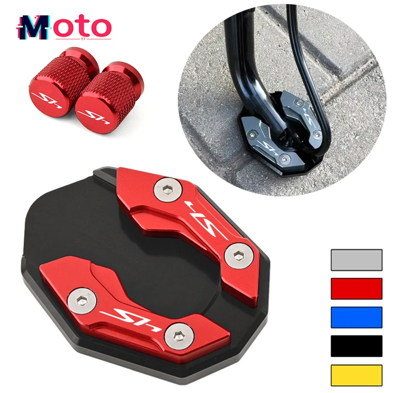 

For HONDA SH125 SH150 SH300 SH350 SH 125 300 150 350 i 2003-2026 Motorcycle Kickstand Side Stand Foot Extension Pad & Valve Cap
