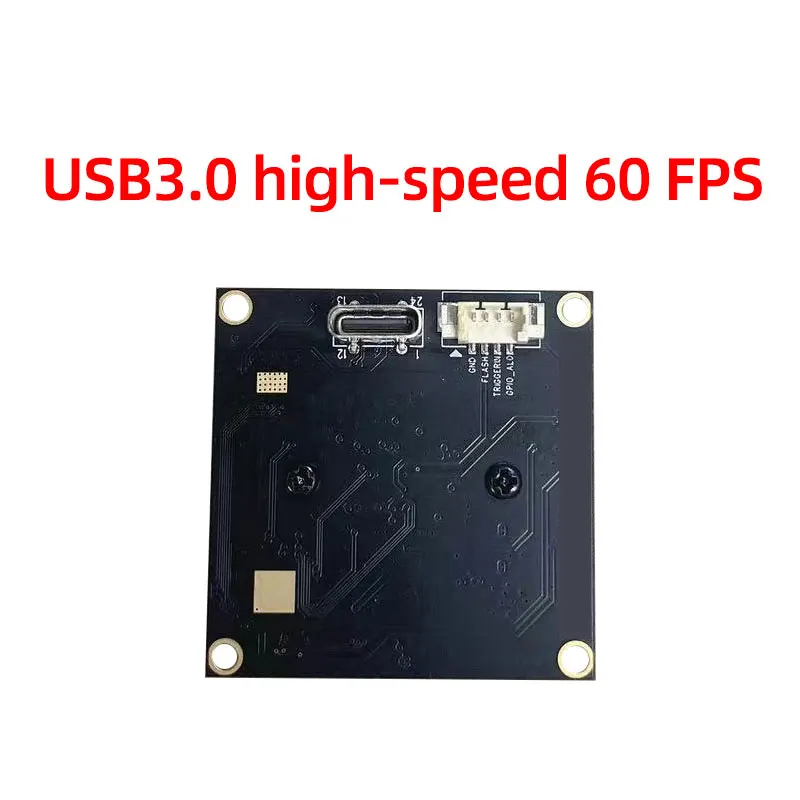 USB3.0 interface 2 million HD color AR0234 global shutter YUV 60 FPS camera module supports external trigger photography