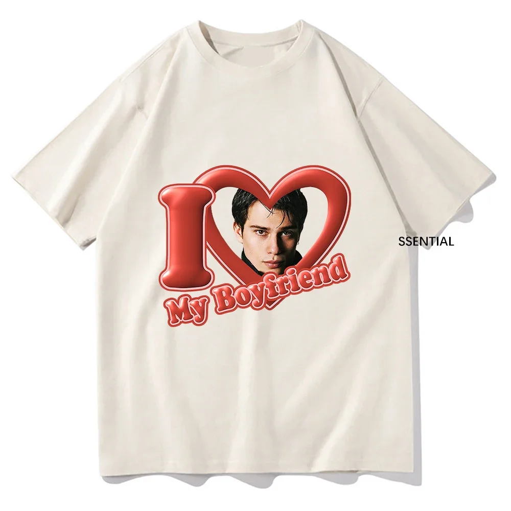 Nicholas Galitzine Is My Boyfriend Tee Shirts Funny Men/Women Clothing Aesthetic Tshirt Vintage Unisex Streetwear Cotton Clothes