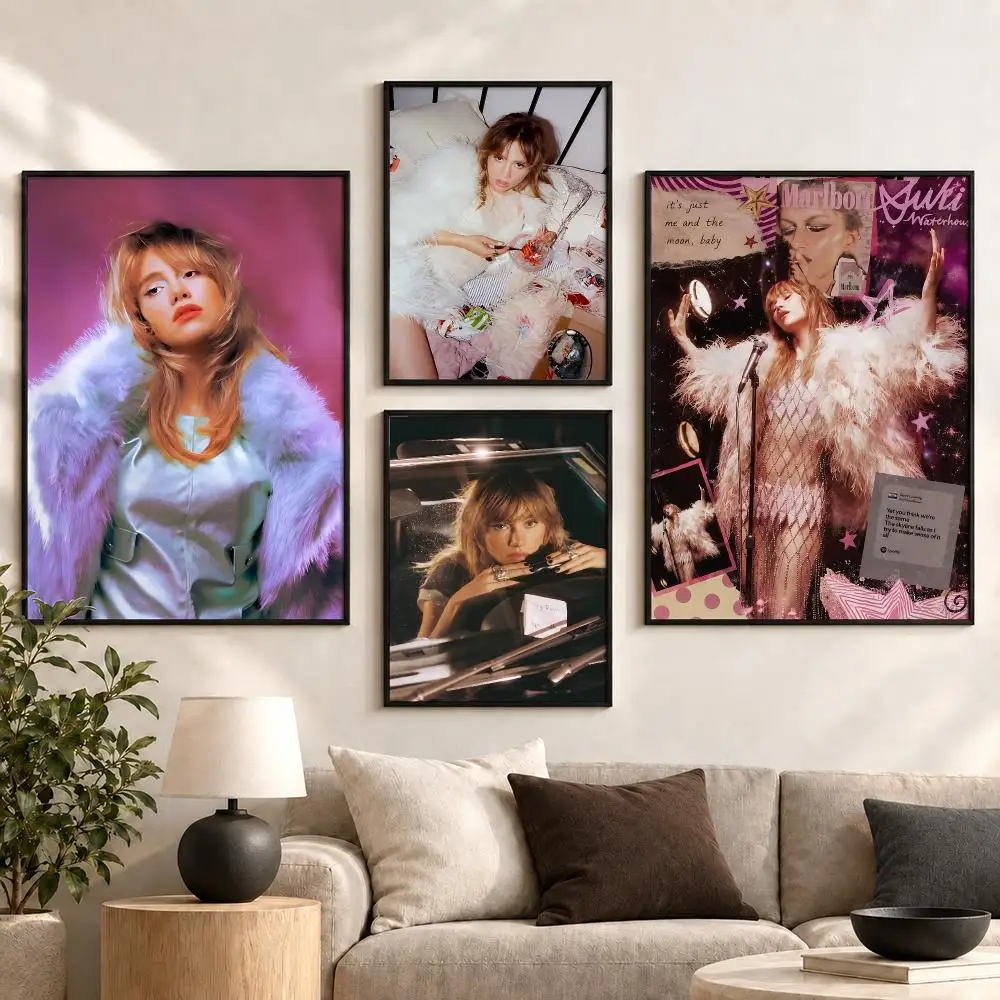 Suki Waterhouse Indie Singer 90s Vintage Dreamy Music Poster Aesthetic Art Print for Bedroom & Living Room Decor, Unframed