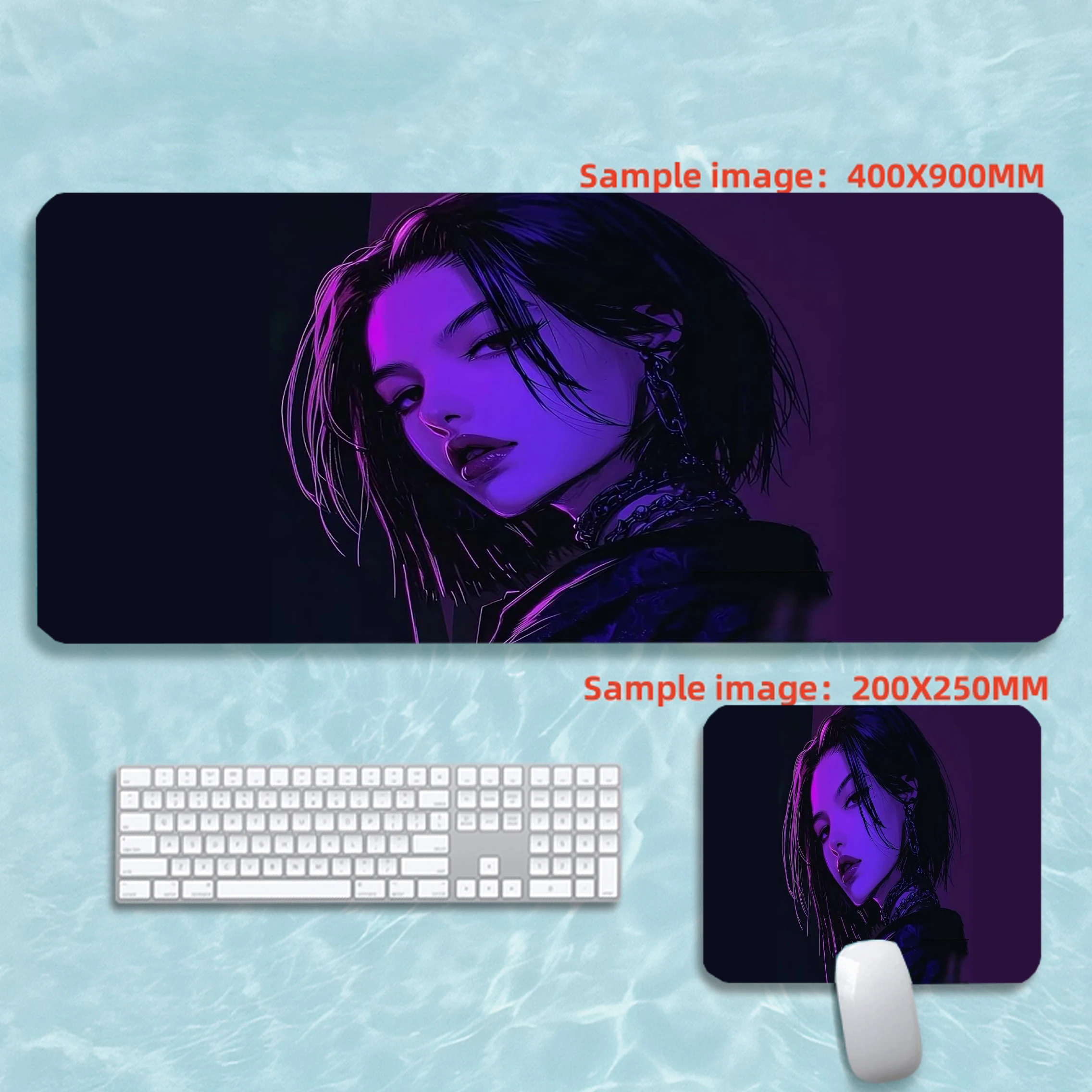 

Anime Girl Mouse Pad Pc Gamer Office Mousepad Gaming Speed Keyboard Pads Mouse Mat Office Desk Protector Mat Table Mat Desk Mats