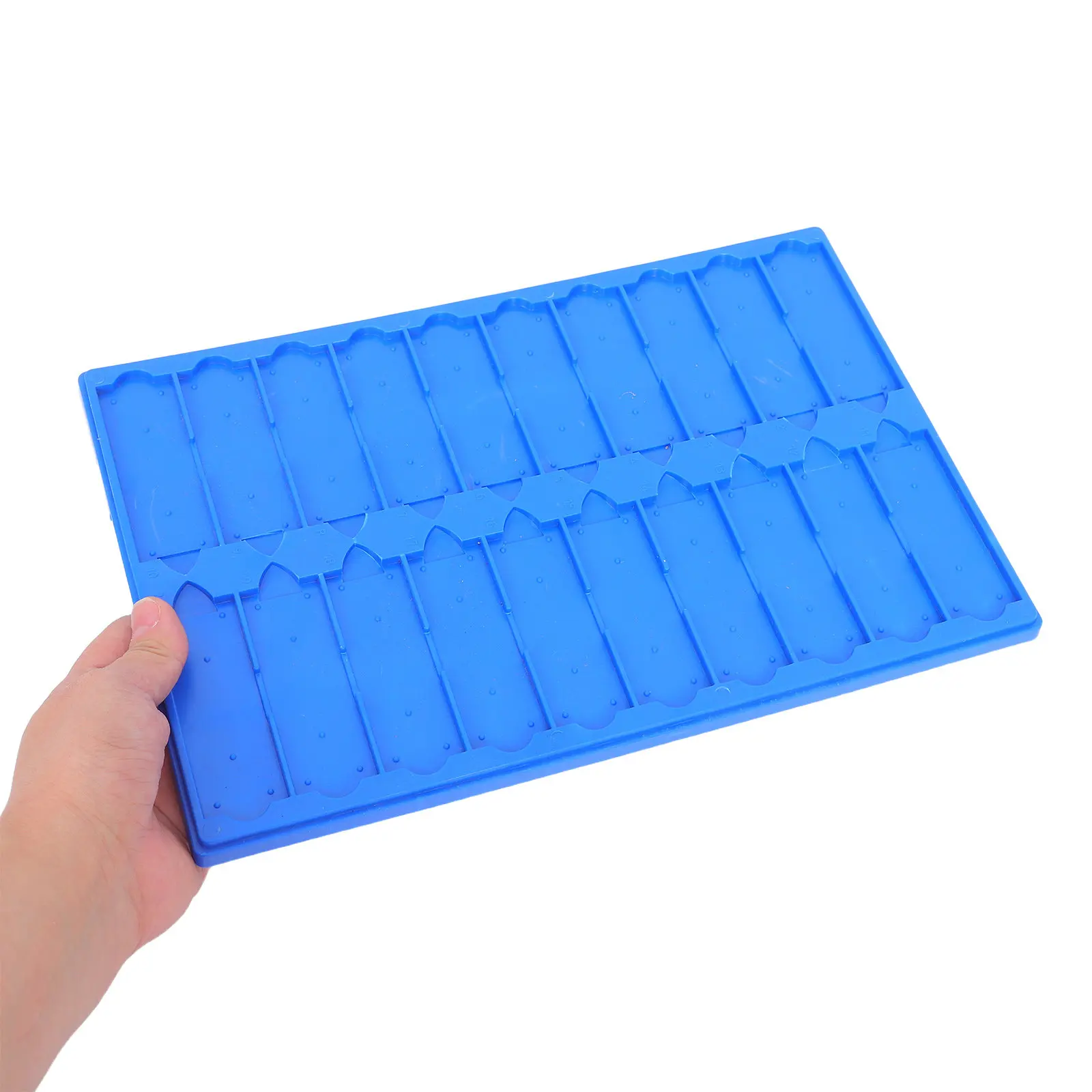 2Pcs Microscope Slide Drying Board Multi Slot Laboratory Slide Holder Reusable Easy Clean for Microbiology Cell Biology