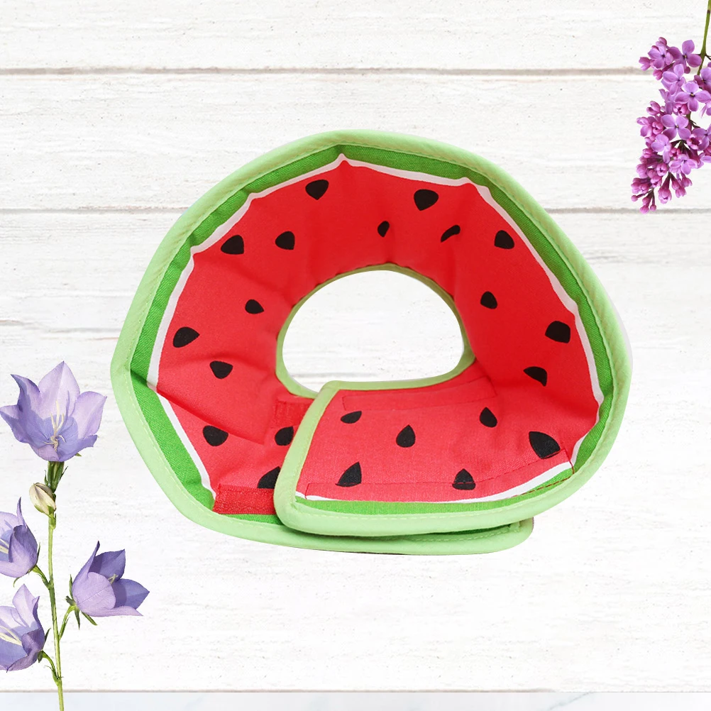 

Pet Dog Neck Circle Anti-bite Recovery Ring Soft Fruit Design Protects Wounds Promotes Healing Vision Unobstructed