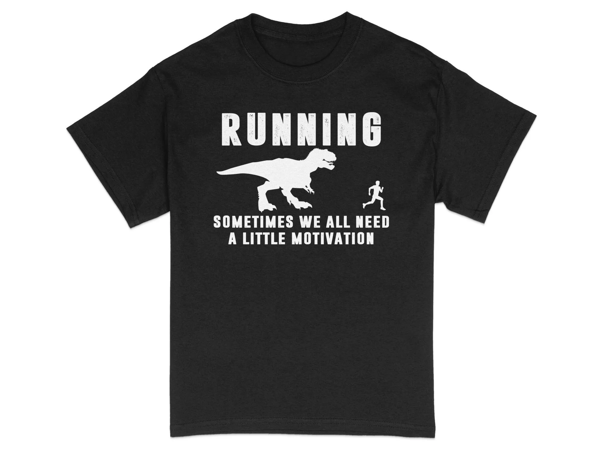 

Забавная рубашка для бега T Rex с мотивационным динозавром, топ для фитнеса, повседневная спортивная одежда