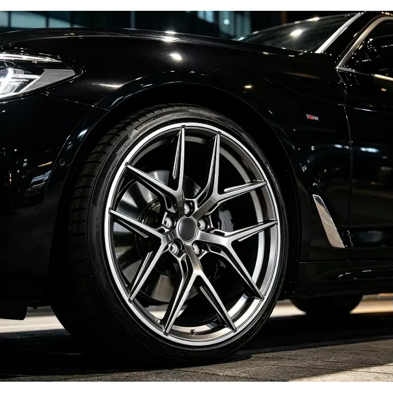 i ISAL One-piece Forged Wheels Car Rim 17 18 19 20 21 22 23 24 Inch 5x114.3 5x110 5x120 Aluminum Alloy Forged Car Wheels