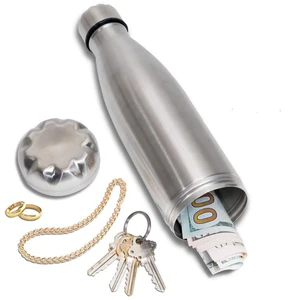 Hidden Safe Stahlwasserflasche, Geldbox, geheime Stash -Spot, Lagerfach, Karten, Schlüssel, Geld 9 Hauptverkäufe mit geheimen Teilen - №10