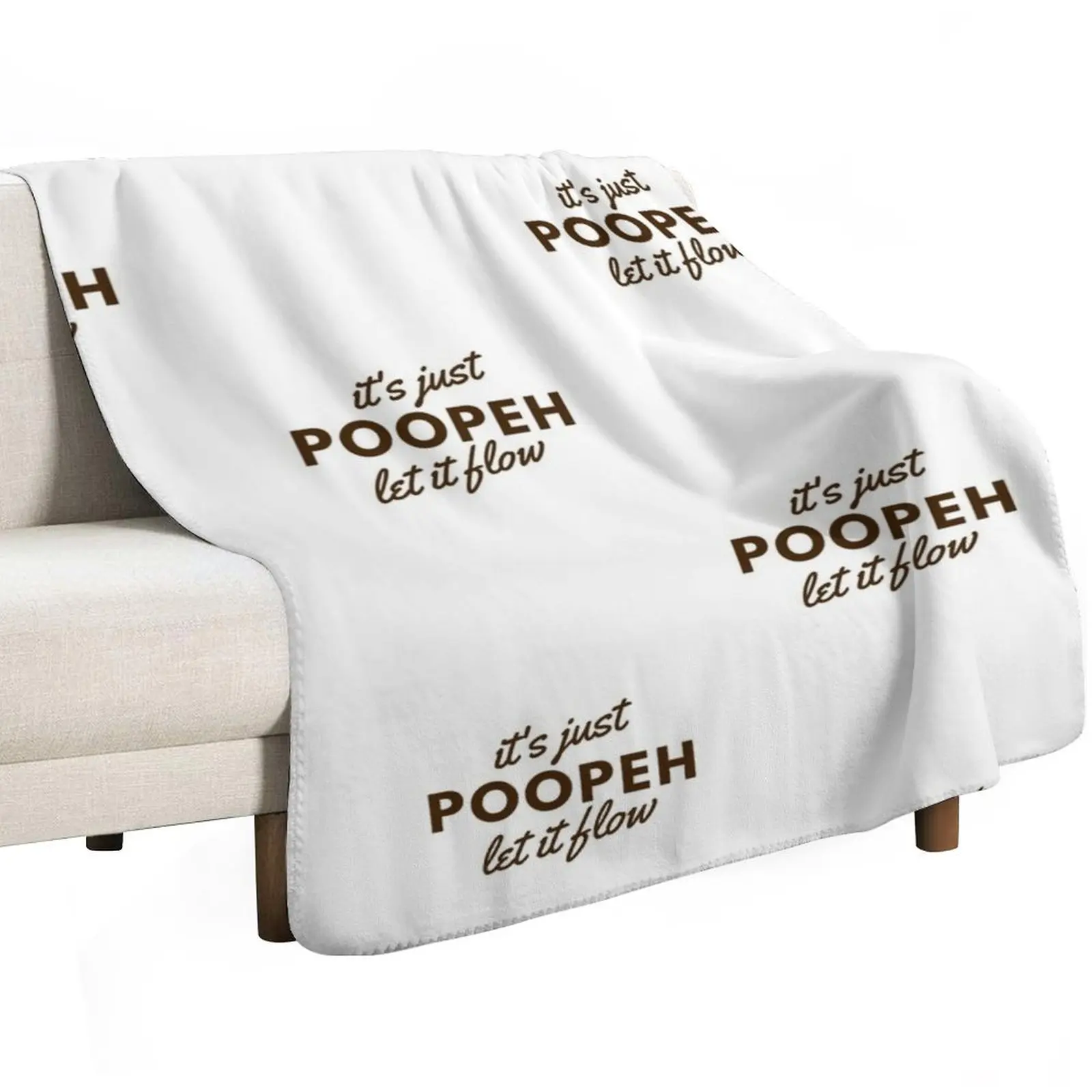Poopeh Throw Blanket Hairy Multi-Purpose Decorative Sofa anime cosplay anime Bed covers Blankets