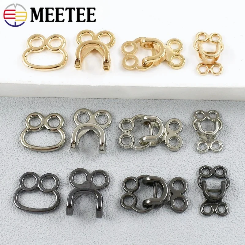 

20/30/50Pcs 18/23/27mm Metal Buckles Invisible Pants Hook Mink Coat Connect Clasp Garment Adjustment Button Hardware Accessories