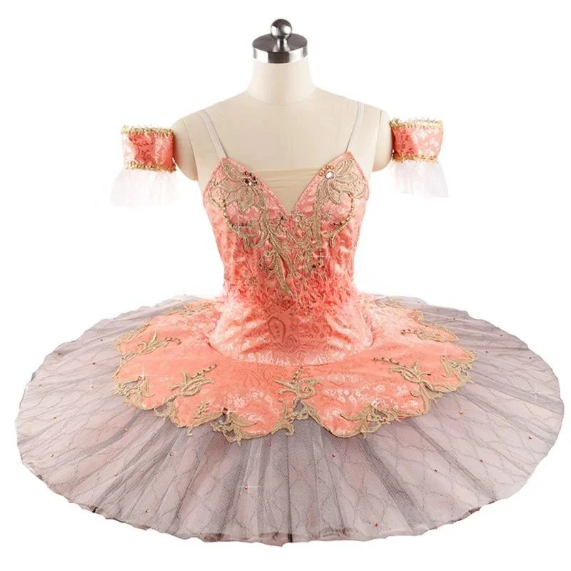 Golden Orange gorgeous tutu Sleeping Beauty Variations Princess Dress Tailored handmade tutus