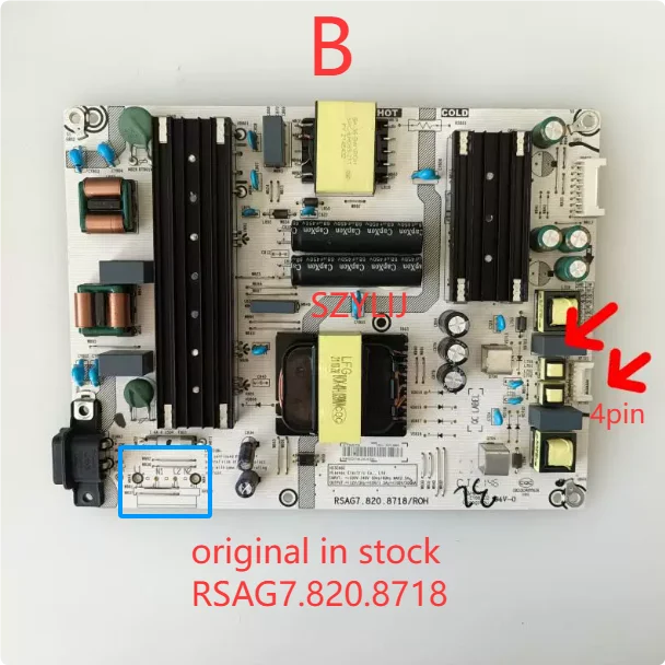 RSAG7.820.8718 RSAG7.820.8718/ROH Power Supply Board For 65A52F 65V1F-R 65E3F-PRO 65A57F Screen HLL-4365WY
