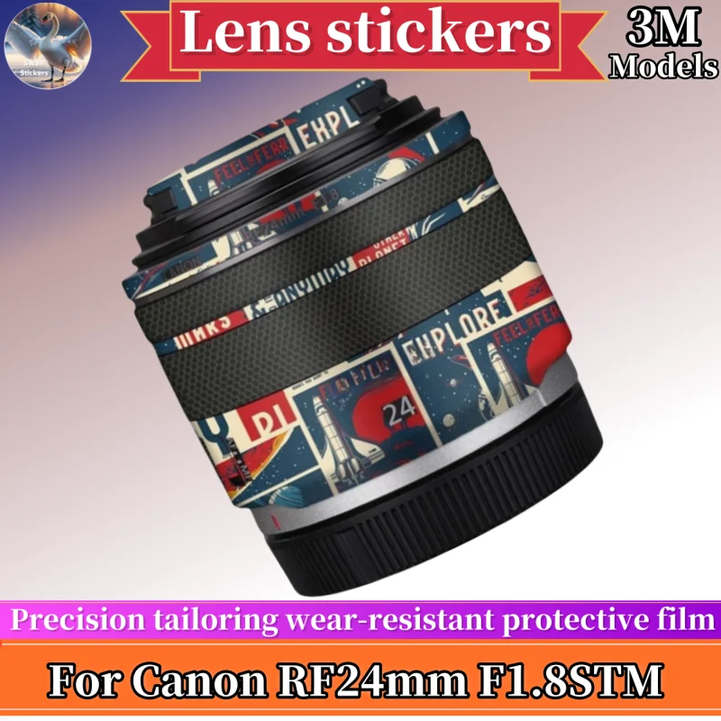 RF24F1.8STM skins For Canon RF24mm F1.8STM Camera stickers,protective film ,Precision tailoring wear-resistan