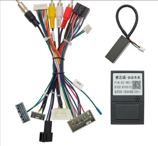 

16 PIN Wiring HARNESS CANBUS BOX FOR Honda CR-V 2012 - 2014 (left hand drive) with navigation.