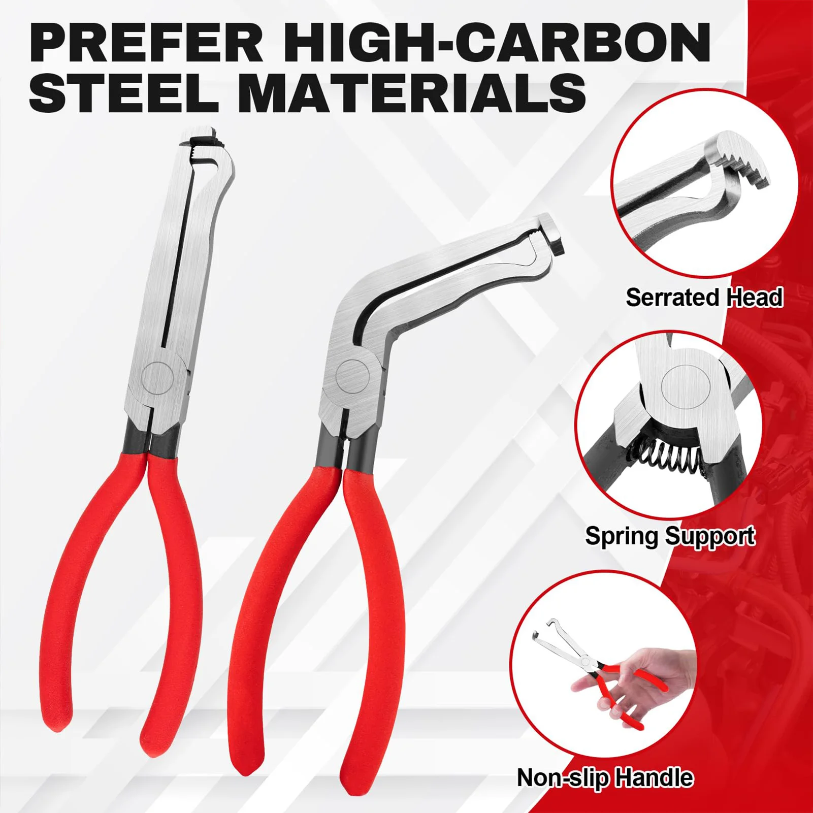 

3Pcs Electrical Connector Release Tool Set with 60 Degree Bent Shovel Nose for Automotive Wiring Harness Auto Accessories