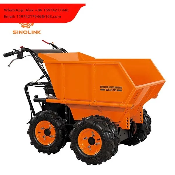 Self Loading Mini Dumper 300kg Used On Garden Transport And Loading Mechanical Unloading Dumper