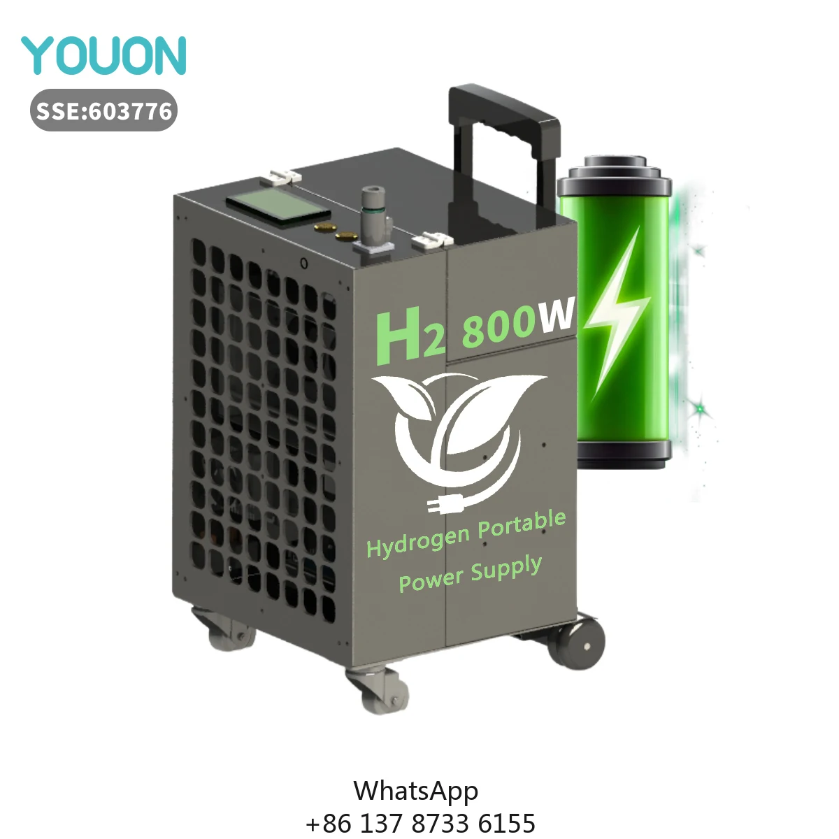 

2025 New Energy 68-800W In-built Air Colding Modular Design H2 Electrolysis Power Generator Back Up Telecom Tower Power Supply