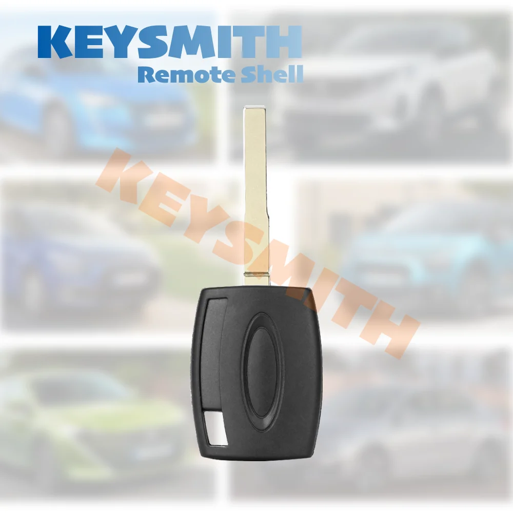 KEYSMITH Car Remote Key Shell Fob Case For Ford Fiesta Mondeo Focus C-Max S-Max Galaxy Kuga 3 Button HU101 Uncut Blade Fob
