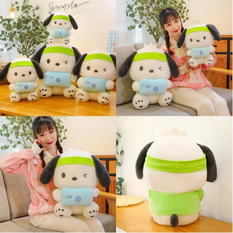 

Kawaii Sanrio Pochacco Plush Toy Stuffed Doll for Kids Birthday Christmas Gift Large Cuddly Pillow for Girls Cute Soft Puppy