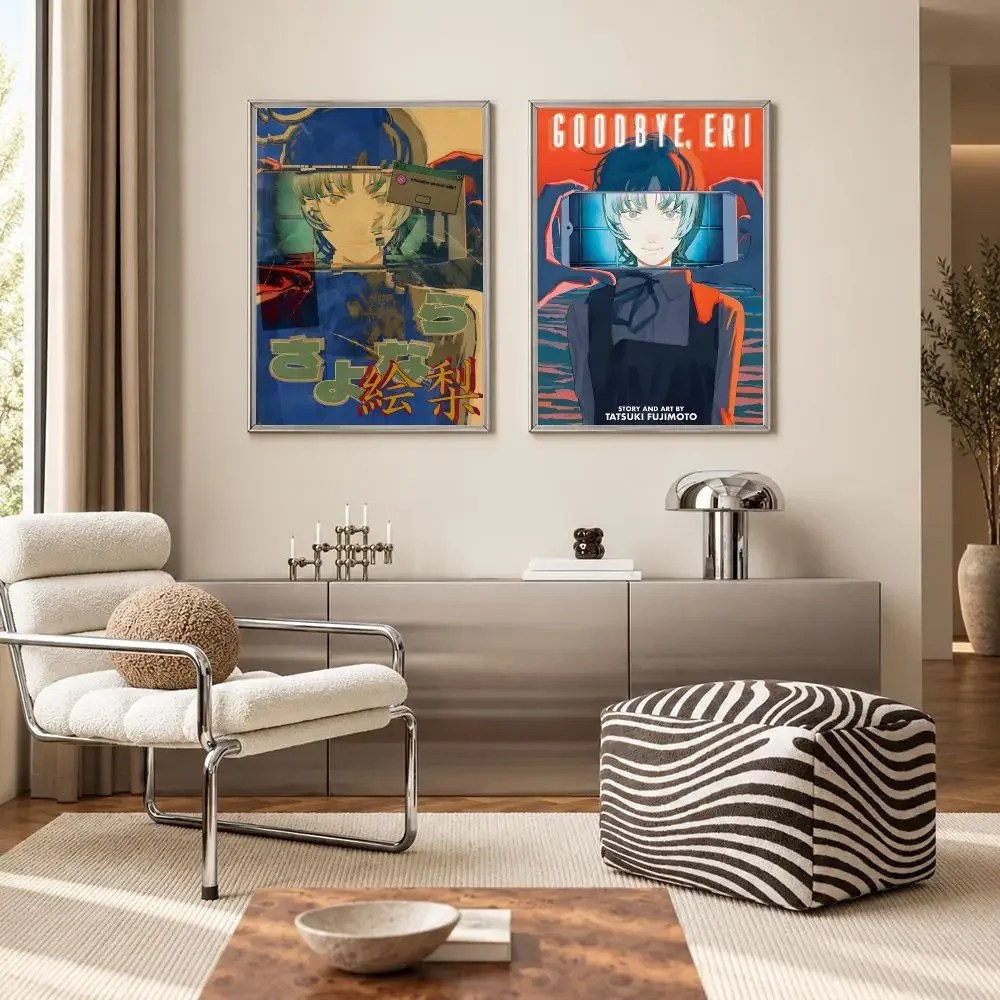 Emotional Drama Manga Goodbye, Eri Poster Self‑Adhesive Waterproof PP Poster Wall Art Home Decor