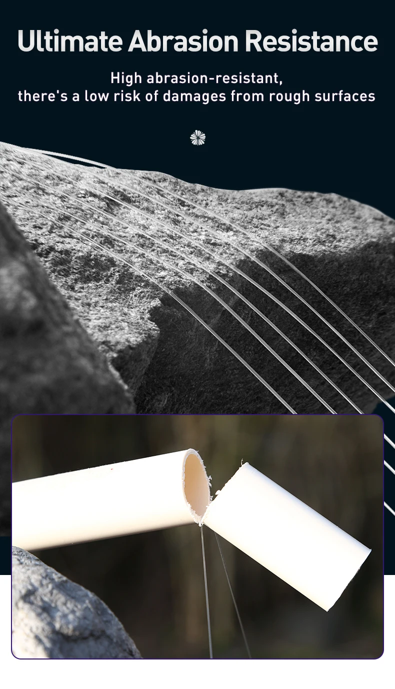 Zukibo toray weiche Flouocarbon-Beschichtung lila Nylon Angelschnur haltbare Mono filament schnur frisch/Salzwasser Japan sinkende Schnur – Detail 3