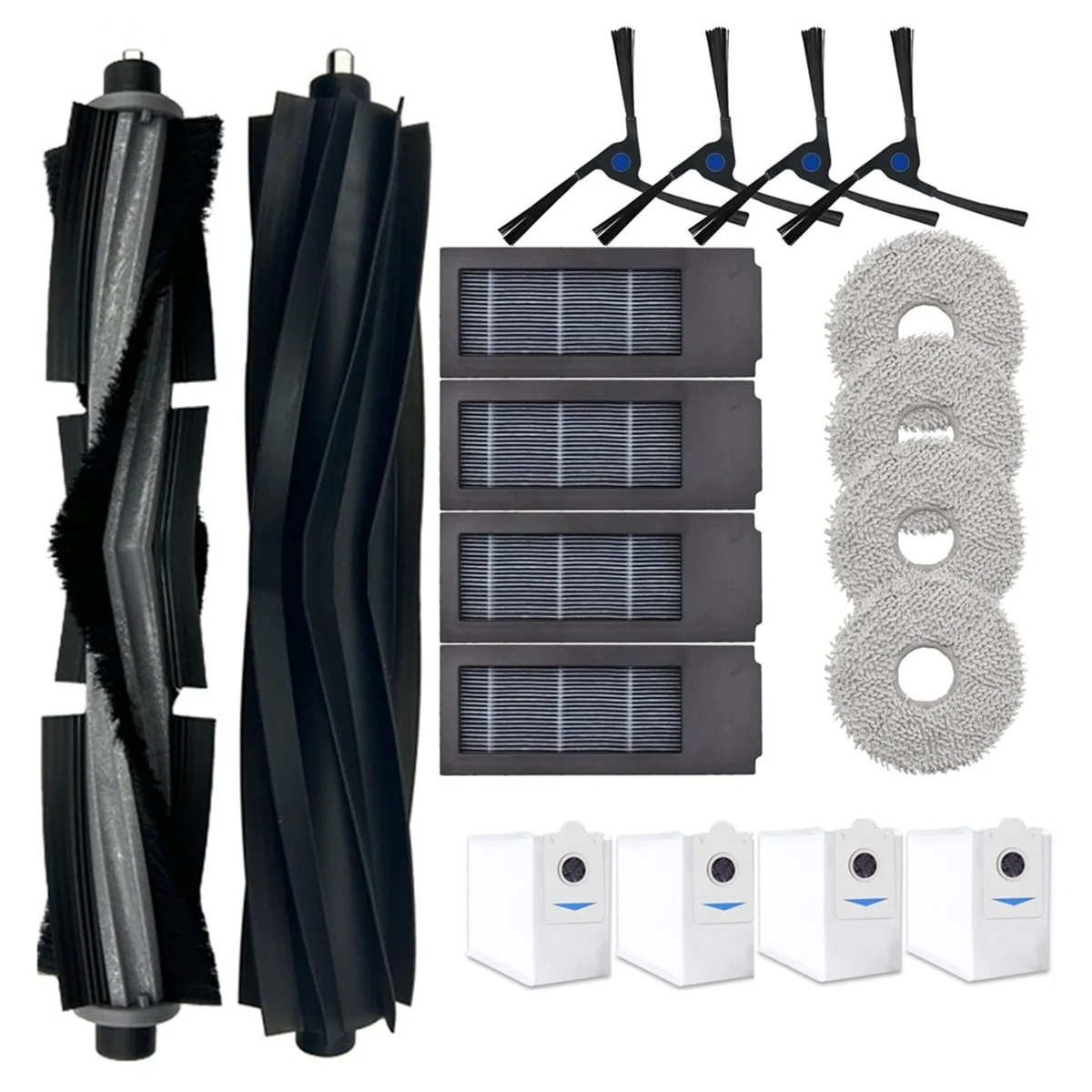 For X2 Omni Vacuum Cleaner Main Side Brush Hepa Filters Mop Pads Dust Bags Spare Parts Accessories