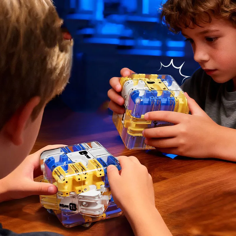 ثلاثية الأبعاد المتاهة المكعب السحري ستة جوانب شفافة لغز سرعة مكعب مكعبات المتاهة لعب للأطفال ألعاب تعليمية حفلة عيد ميلاد هدية #1