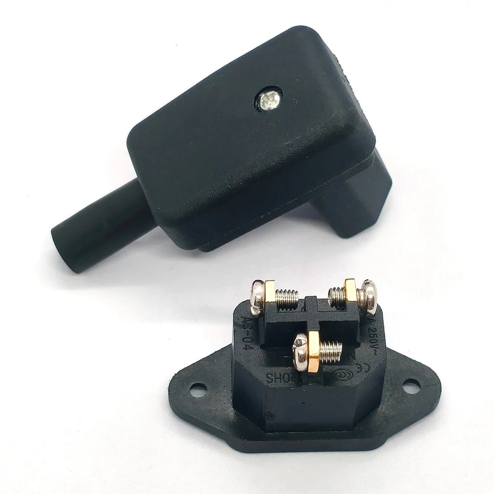 1 Stück IEC 3-Pin IEC C13 C14 Stecker-Buchse AC-Stromanschluss mit LED-Anzeige und Schalter, Langlebig für Elektronische Geräte – Detail 3