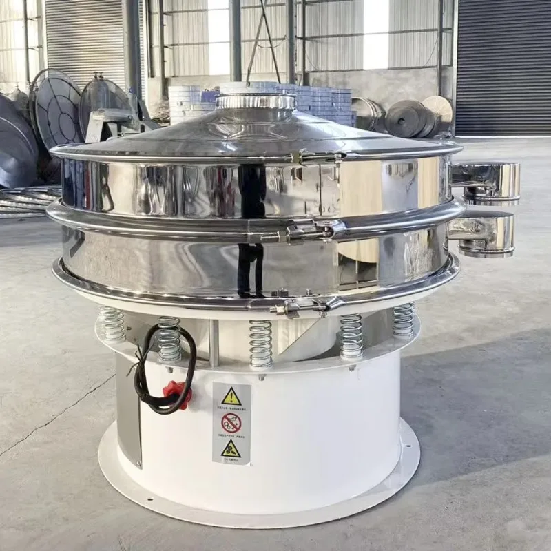 Eggshell Powder Rotary Shaking Screen Food Processing Grain Sieve Stainless Steel