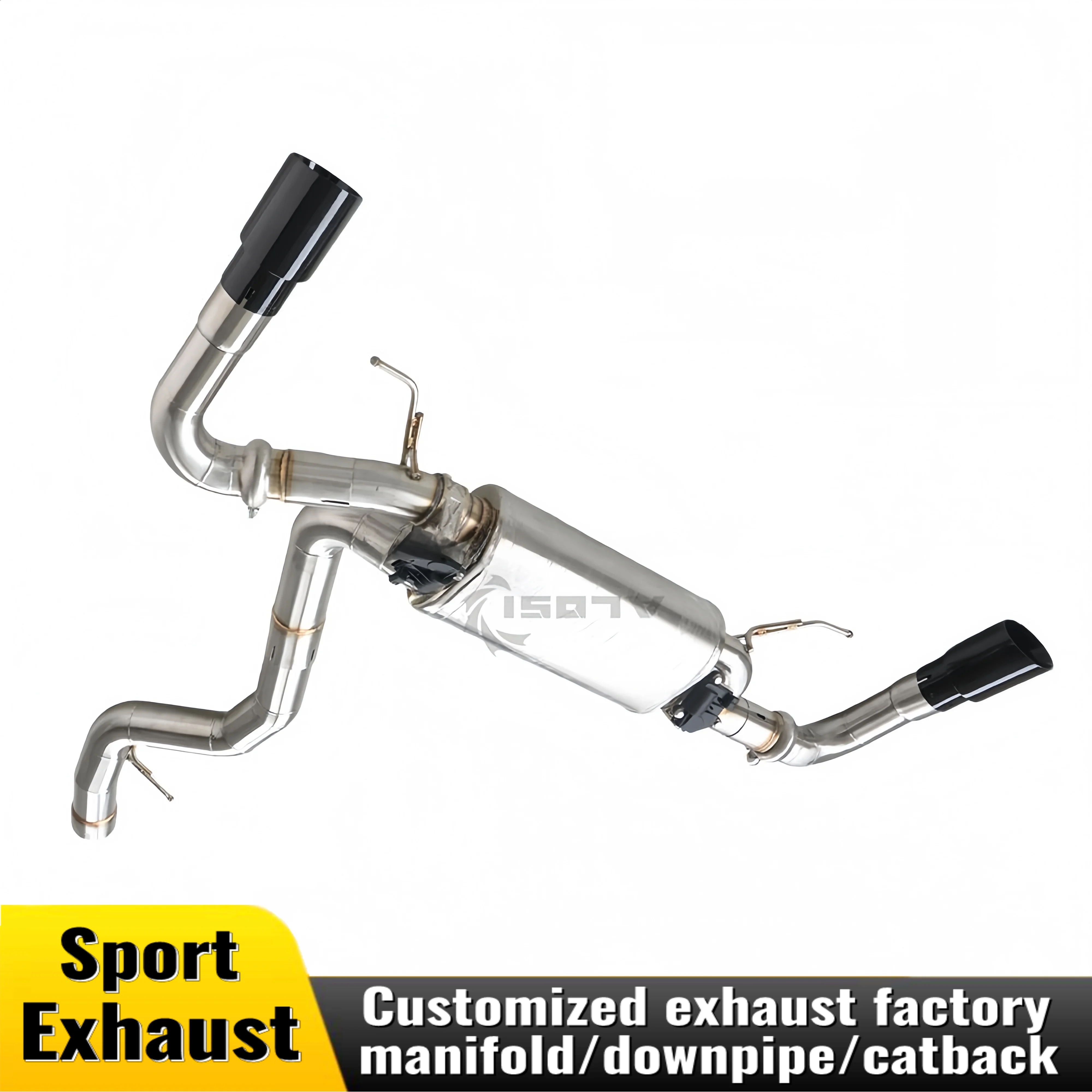 

For BMW 430i 425i G22 G23 2.0T B48 2020-2024 exhaust cat back stainless steel valve exhaust muffler sports car sound upgrade