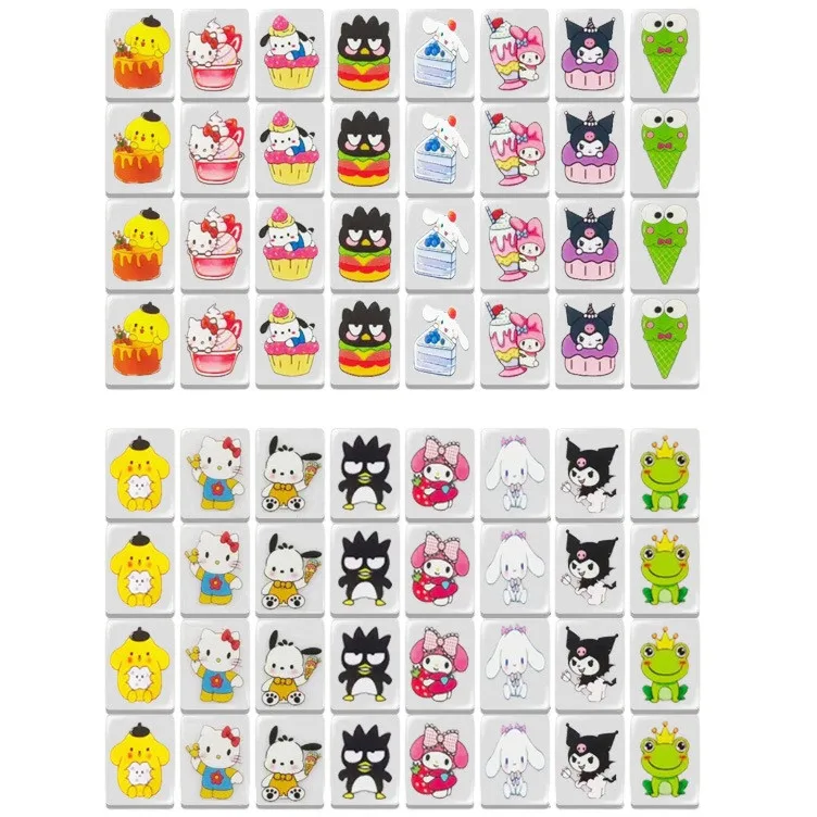 パーティーゲーム用のポータブル麻雀タイル,旗麻雀,64タイル,ポータブル,楽しい,家族向けゲーム,夜