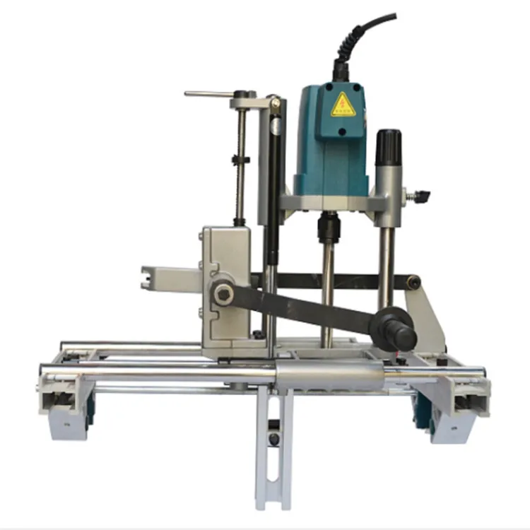 Portable Small Woodworking L/ock Mortiser Door Lo/ck Hole Mortising Machine