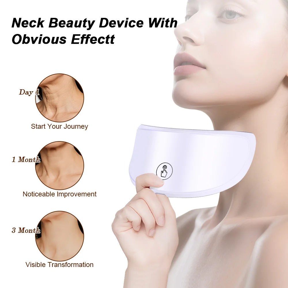 2026 LEDネックビューティーマスク 7色ライトケアデバイス 肌の外観サポート 首の美白と引き締め ホームユースツール